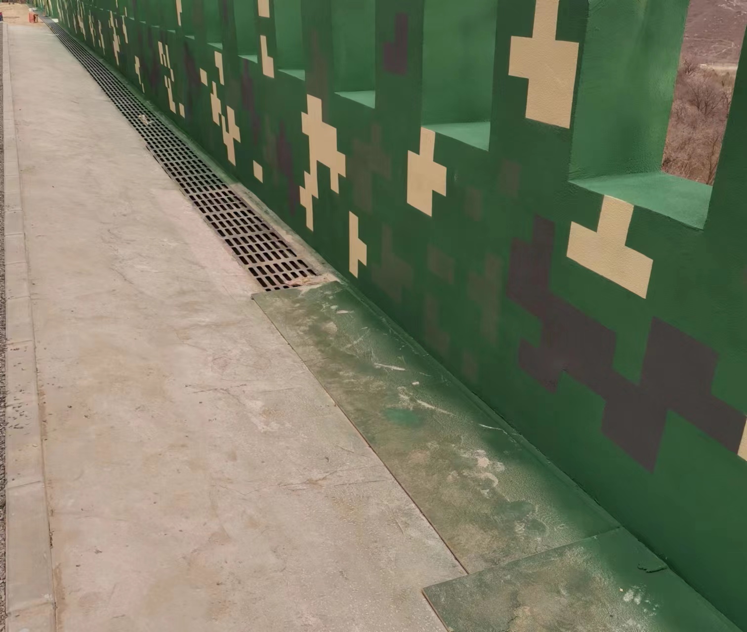 四平围墙迷彩喷涂,数迷彩漆